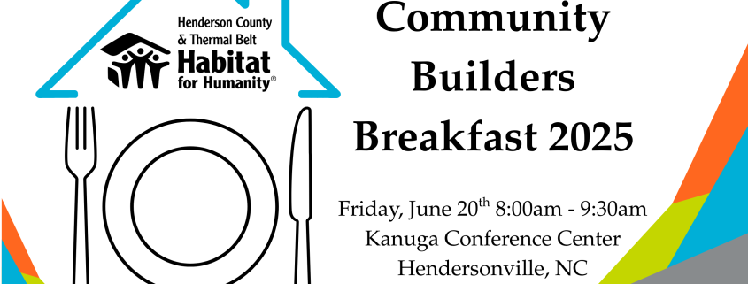 Community Builders Breakfast 2025 graphic