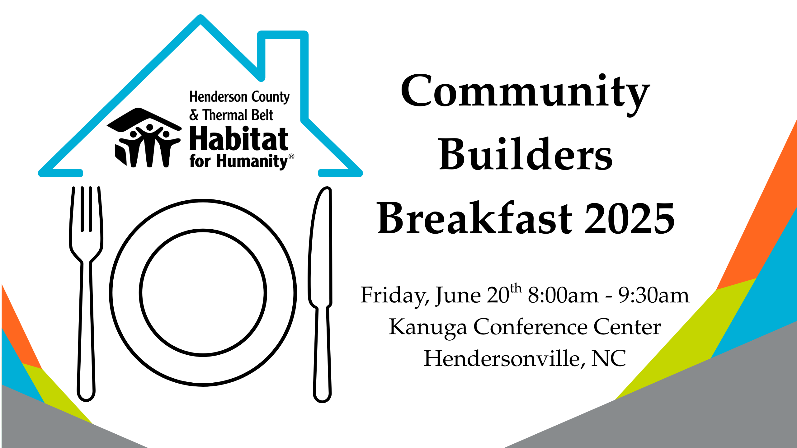 Community Builders Breakfast 2025 graphic